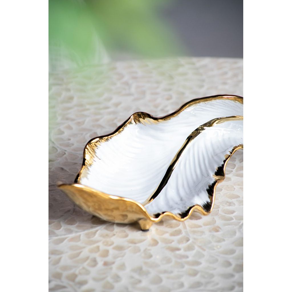 AB - CERAMIC TABLE LEAF