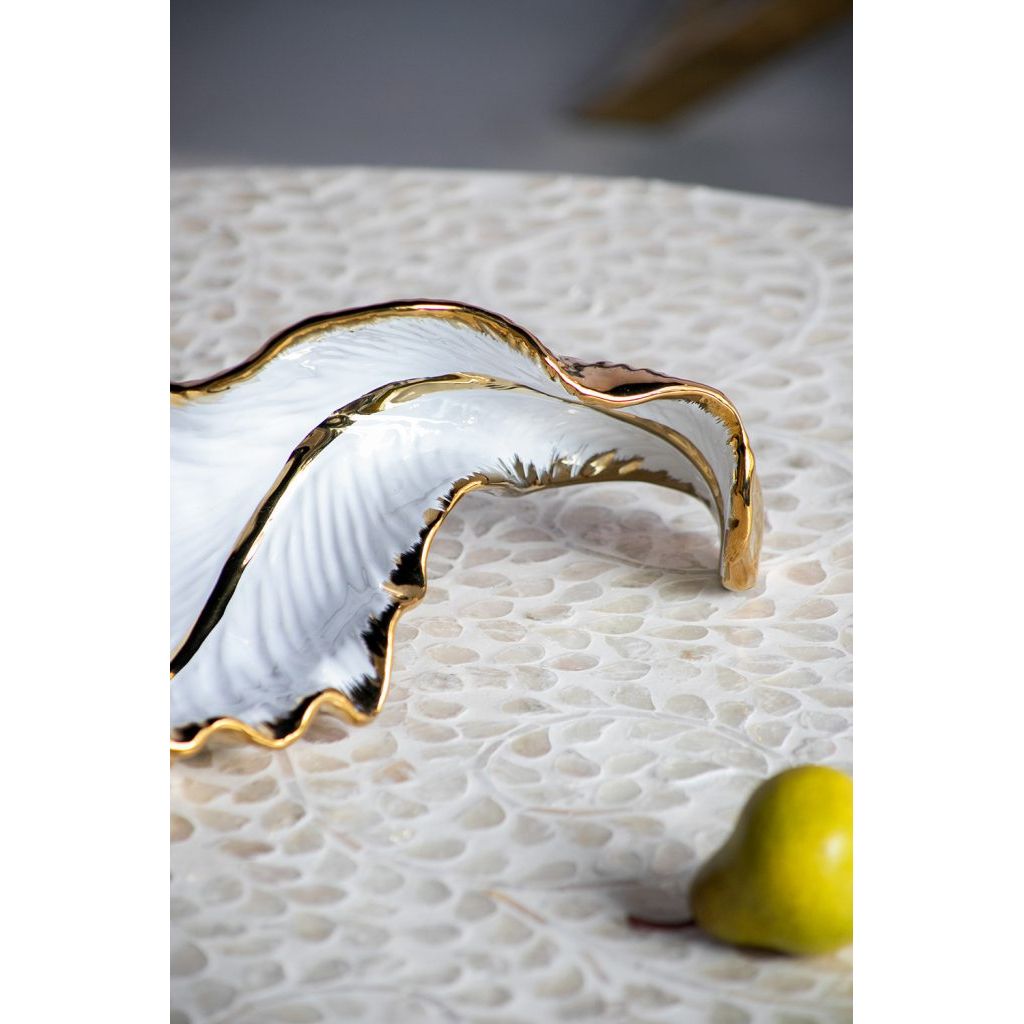 AB - CERAMIC TABLE LEAF