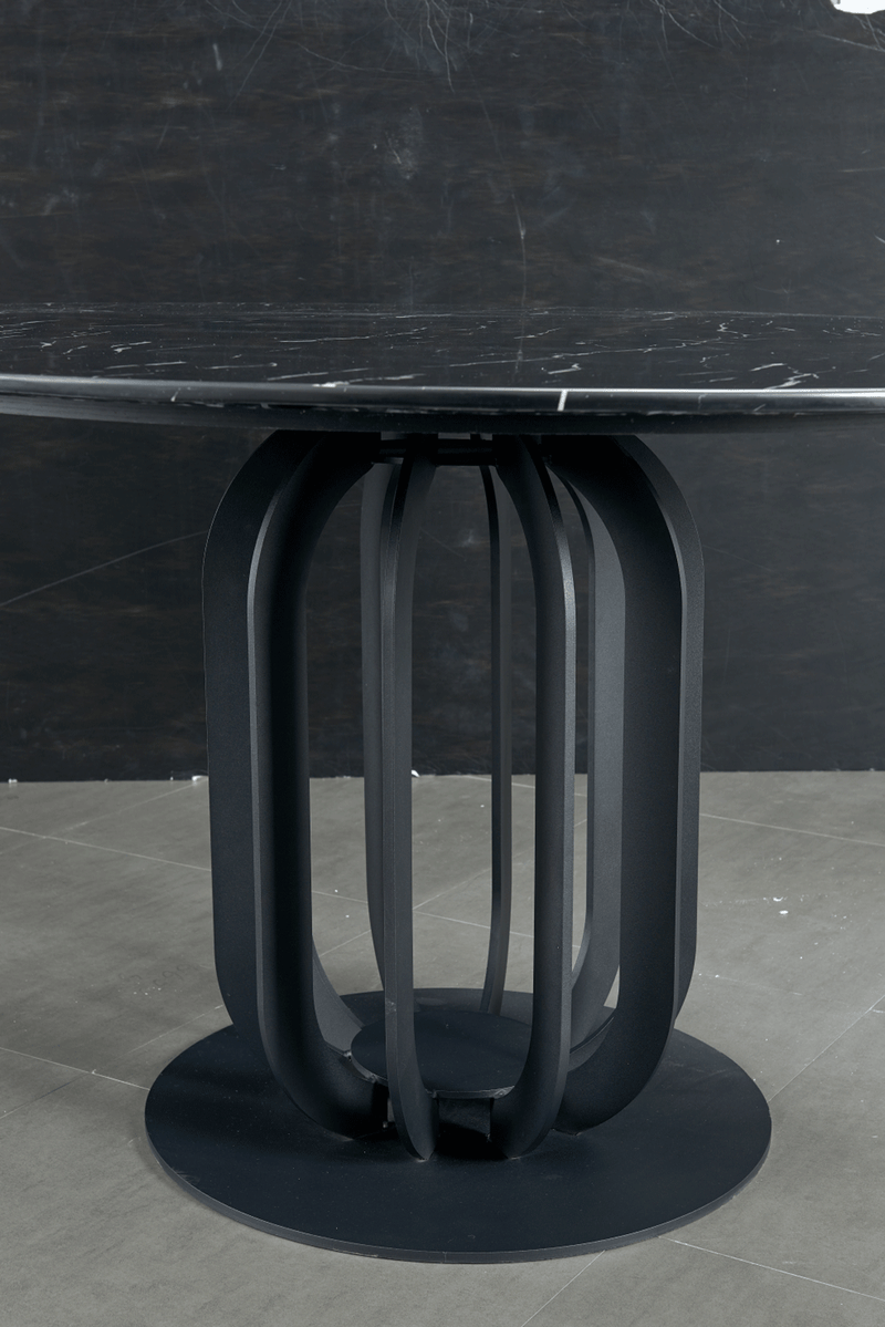 EF - MARBLE-LOOK DINING TABLE