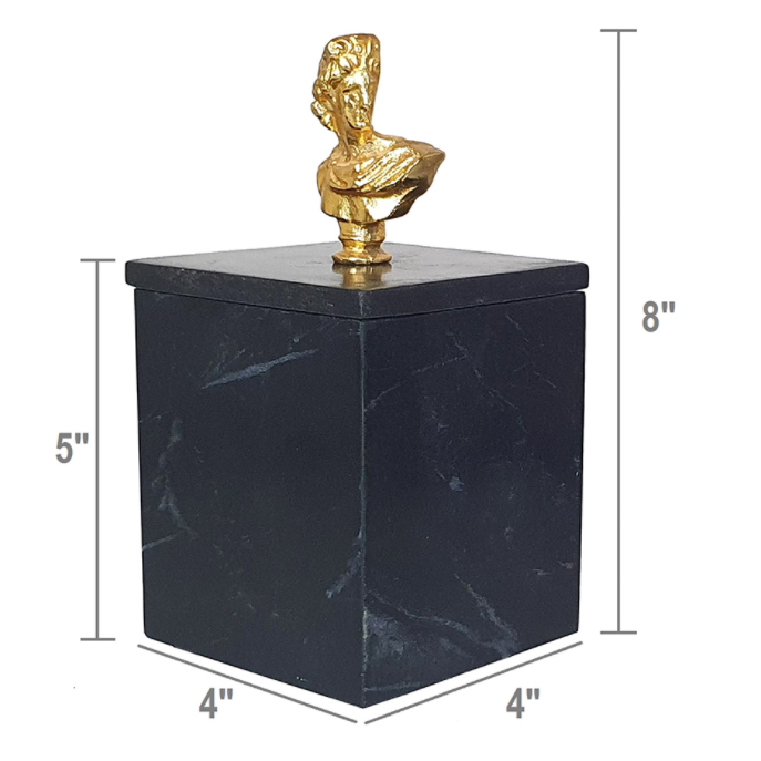 AB - BLACK MARBLE BOX