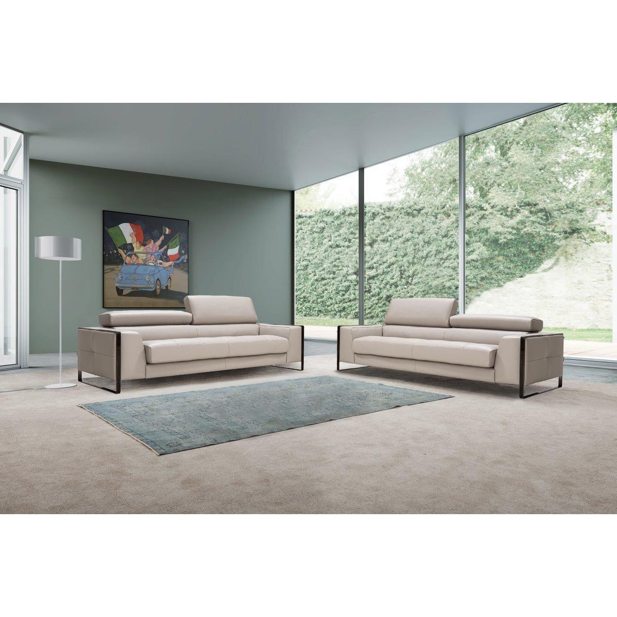 BL - DANIELA LEATHER SOFA