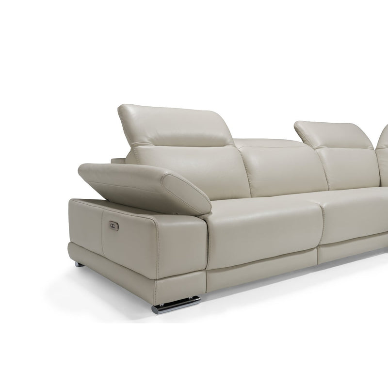 BL - ESCAPE LEATHER RECLINER SECTIONAL WITH CHAISE